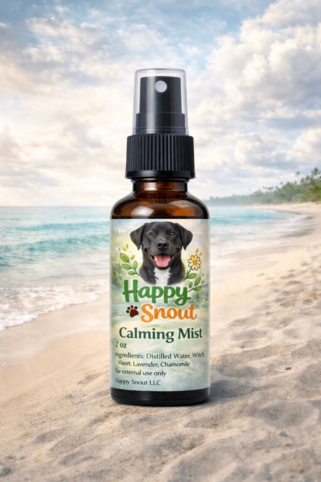 Happy Snout Calming Mist for Dogs | Natural Dog Calming Spray | Lavender & Chamomile | 2 oz